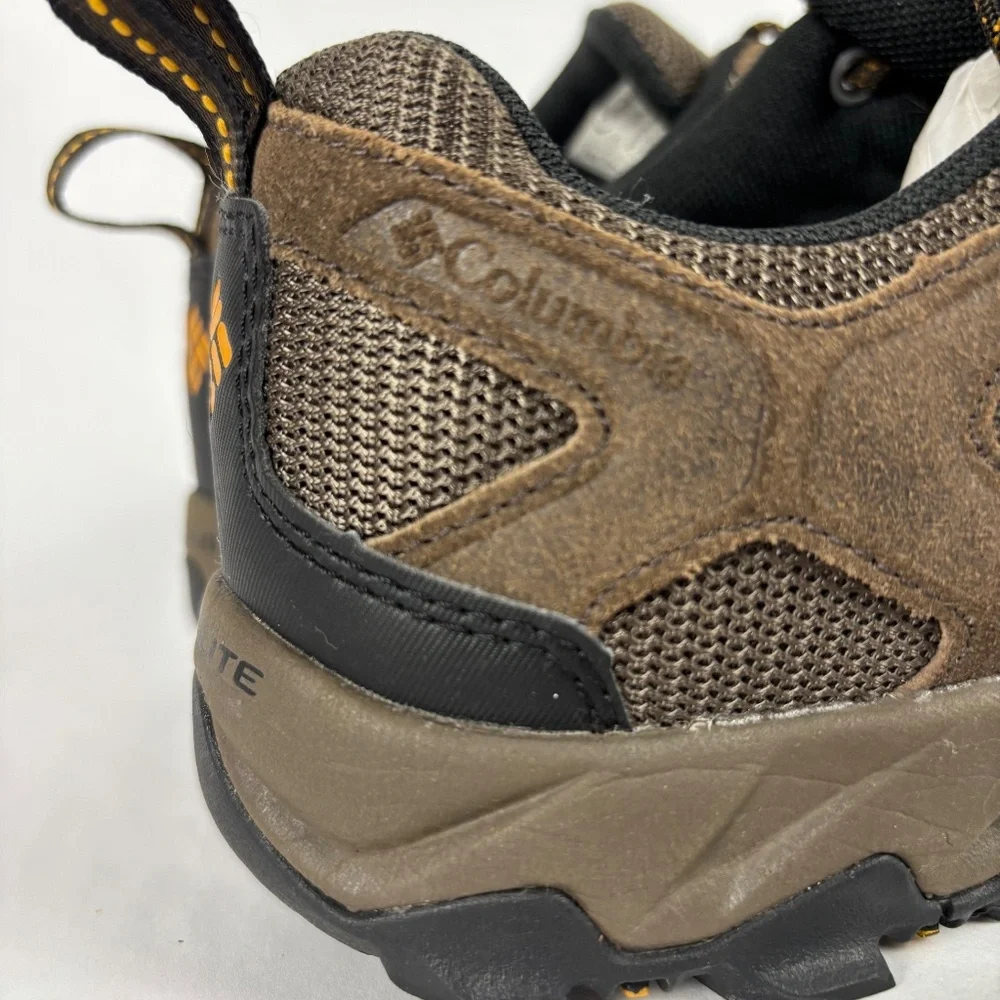 Colombia, Hiking Shoes, omni-grip, Brown/Gray-ish Brown, Leather/canvas, Size 8 - Picture 9 of 15